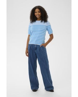 Kaffe Pullover Kalizza Pullover Regular Fit - Blauw