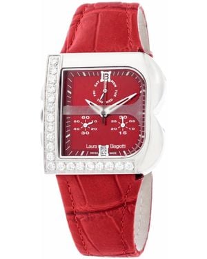 Laura Biagiotti Ladies Watch Quartz Steel - Red