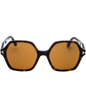 Tom Ford Romy Dark Havana Sunglasses - Brown