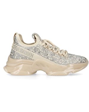 Steve Madden Mysteria Trainers Fabric - Natural