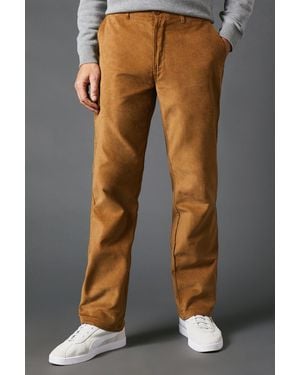 MAINE Premium Corduroy Chino Trouser - Brown