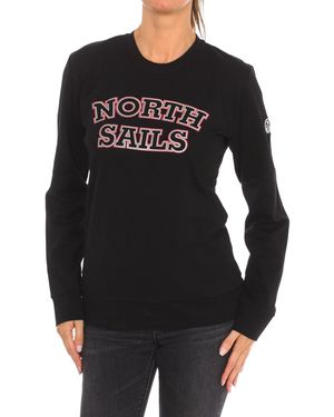North Sails Long-Sleeved Crew-Neck Sweatshirt 9024210 - Black