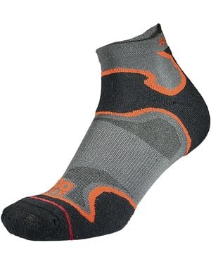 1000 Mile Socks Double Layer Fusion Ankle Running Padded - Grey