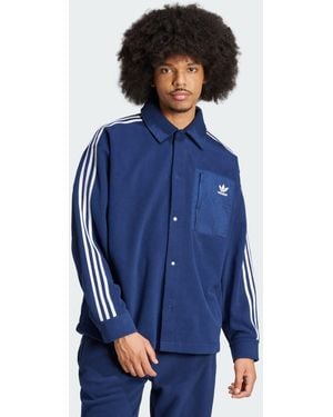 adidas Originals Adicolor Polar Fleece Shirt - Blue