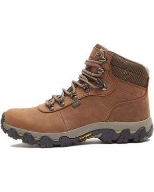 Peter Storm Caldbeck Leather Waterproof Walking & Hiking Boots - Brown