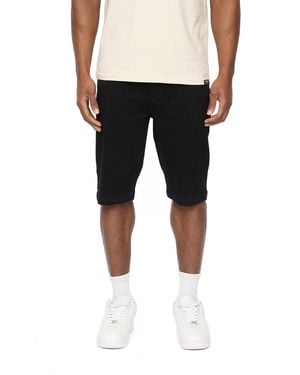 Crosshatch Hammersmith Denim Shorts - Black