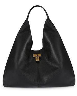 Kurt Geiger Leather Brixton Slouch Hobo Bag - Black