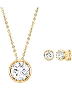 Rafaela Donata Sterling Set (Necklace + Earring) - Metallic