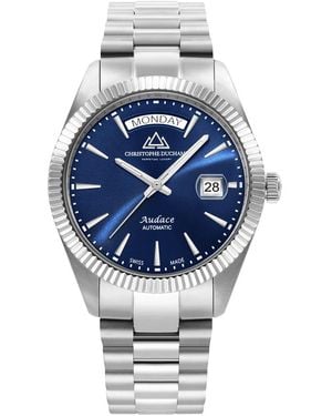 Christophe Duchamp 'Ssilver/ Audace 2 Watch 40Mm - Grey