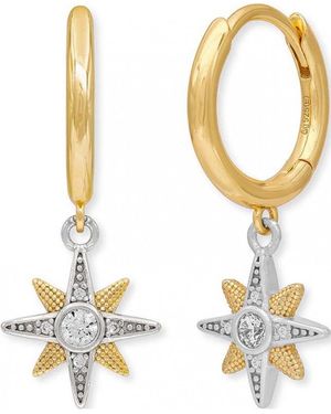 Engelsrufer Ere-Newstar-Zi-Bi-Cr Ladies New Star Earrings - Metallic
