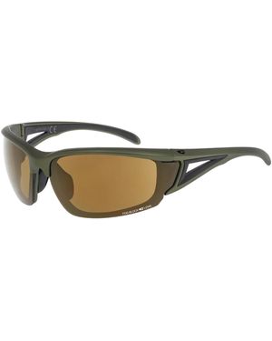 G.O.D Eyewear Lynx Uv400 Sport Sunglasses With Mirror Anti-Fog Polycarbonate Lens - Green