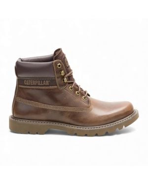Caterpillar Cat Colorado 2.0 Fossil Leather Hiking Ankle Boots - Brown