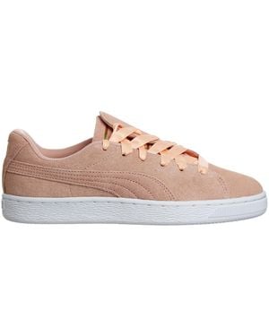PUMA Crush Trainers Leather - Pink