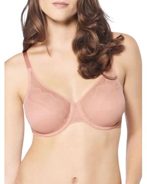 Triumph 10194089 Lace Spotlight Underwired Bra - Natural