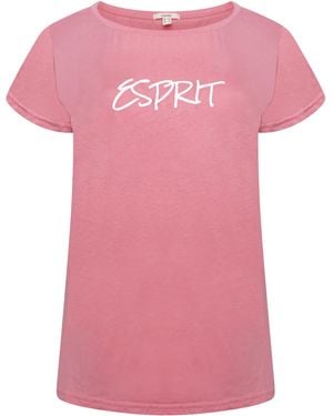 Esprit Ladies T-Shirt Cotton - Pink