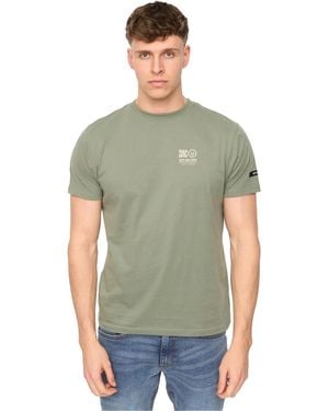 Duck and Cover Lynnfold Cotton Everyday T-Shirt - Green