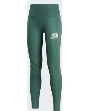 The North Face W Performance Graphic Leggings - Green