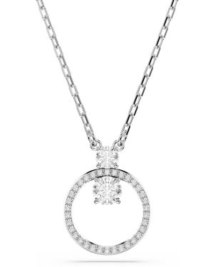 Swarovski 'Dextera' Base Metal Necklace - Metallic