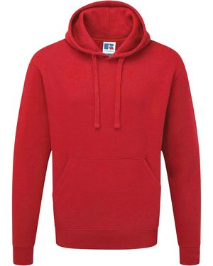 Russell Authentic Hooded Sweatshirt Hoodie (Classic) - Red