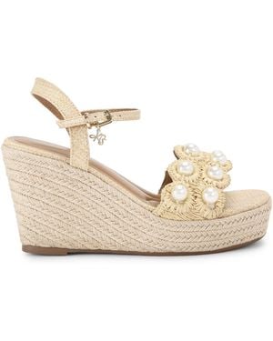 KG by Kurt Geiger Prairie Wedge Heels - Natural