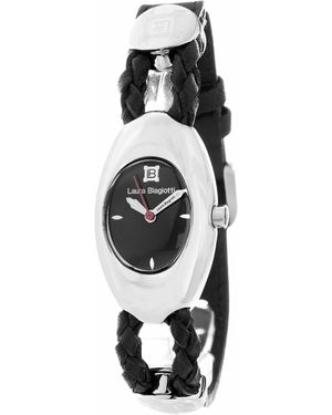 Laura Biagiotti Ladies Watch Quartz Steel - Black