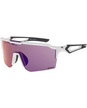 G.O.D Eyewear Valhalla Uv400 Cycling Running Sunglasses With Zeiss Mirror Hydrophobic Lens - Purple