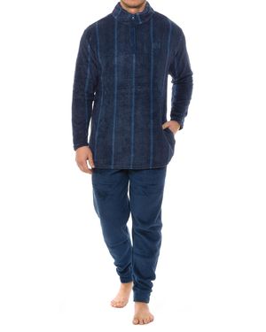 Kisses&Love Osvaldo Round Neck Winter Pyjamas 41989 - Blue