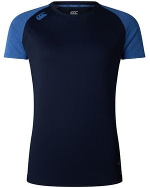 Canterbury Ladies Elite Training T-Shirt /True Marl) - Blue