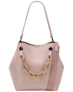 Claudia Canova Shoulder/Grab With Chain Detail - Pink