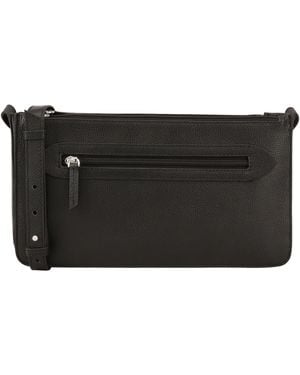 Dents Whitby Leather Cross Body Bag - Black