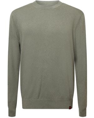 Jack & Jones And Brooks Relaxed Fit Cashmere Blend Jumper Crew Sweatshirt - Green
