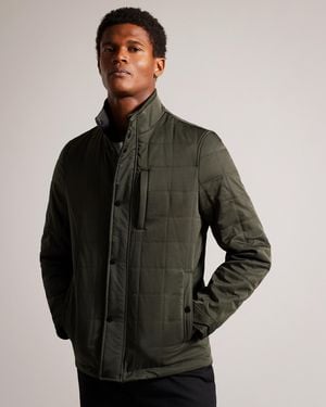 Ted Baker Humber Quilted Jacket - Grey