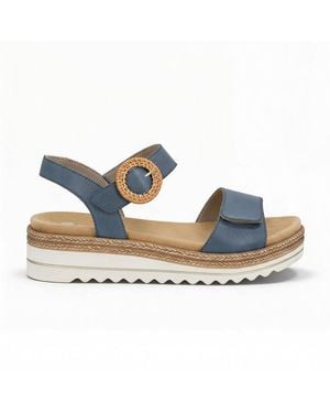 Remonte D0Q52 Cross Strap Sandals Denim - Blue