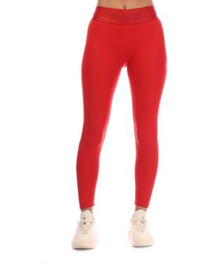 Skins Series-2 Long Tights - Red