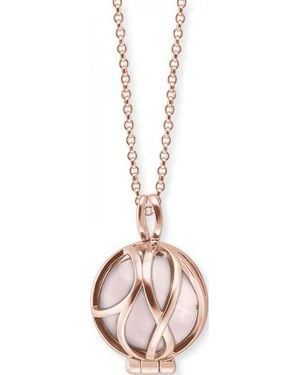Engelsrufer Ern-Healpara-Rq-Xs-R Ladies Paradise Necklace - Pink