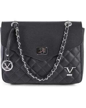 Versace 19.69 Abbigliamento Sportivo Quilted Leather Chain Bag - Black