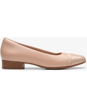 Clarks Juliet Monte Leather Shoes - Pink