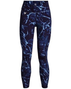 Under Armour Compression Fit Running Athletic Trousers - Blue
