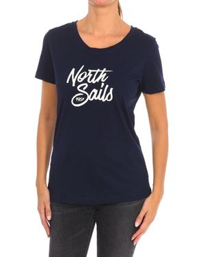 North Sails Short Sleeve T-Shirt 9024300 - Blue
