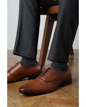 Where's That From Wheres 'Michael' Oxford Lace Up Work Dress Shoes - Black