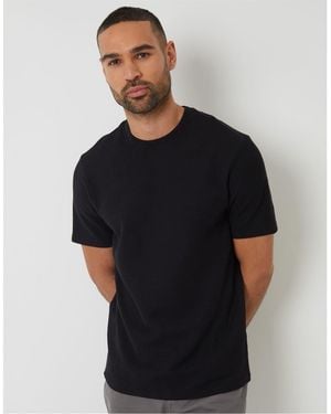 Threadbare Regular Fit Crew Neck Short Sleeve T-Shirt - Black