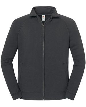 Fruit Of The Loom Adult Sweat Jacket (Light Graphite) - Grey