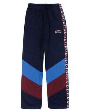 PUMA X Rihanna Fenty Wide Leg Track Trousers - Blue