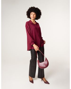 Blue Vanilla Diamante Shirt - Red