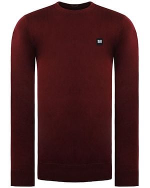 Weekend Offender Jumper Cotton - Red