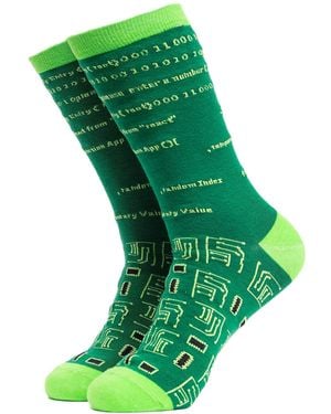 Soctopus Job Novelty Socks - Green