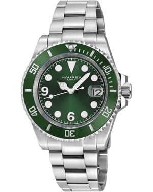 Haurex Italy 4A512Uvv Barracuda Automatic Watch - Grey