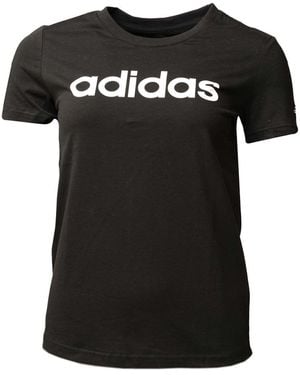 adidas Essentials Slim Logo T-Shirt - Black
