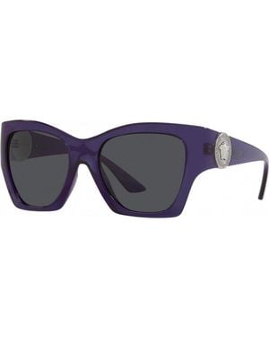 Versace Ve4452-541987-55 Ve4452 55 541987 Fashion Sunglasses - Blue