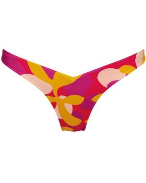 Sloggi 10211201 Shore Flower Horn Tanga Bikini Brief - Red